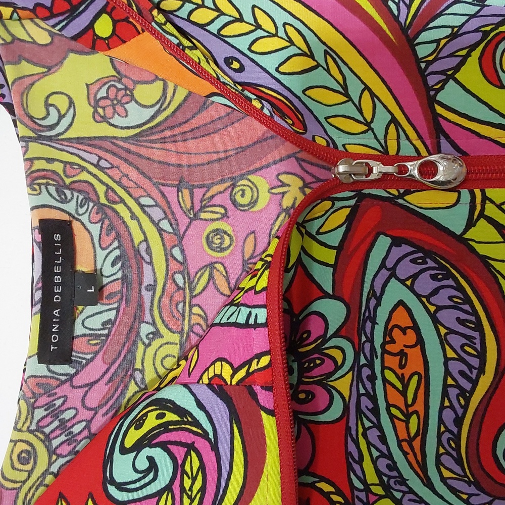 Womens Sweater/Hoodie Tonia Debellis, Size: Large Vibrant Multi-coloured - Picture 2 of 6